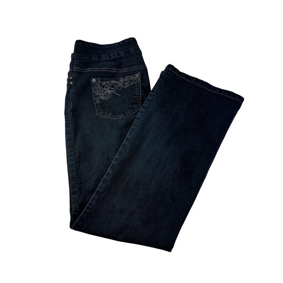 Reitmans Jeans Black Women's Sz. 11 - Picture 5 of 7